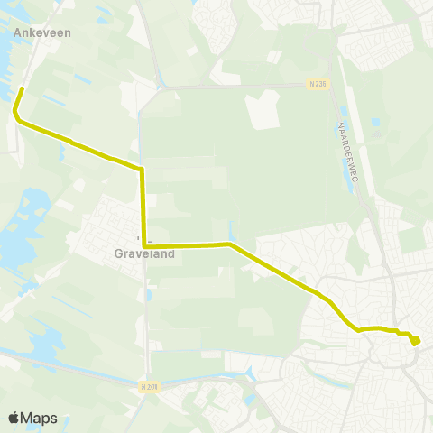 Transdev OV-op-Maat Hilversum Nederhorst den Berg / Ankeveen map
