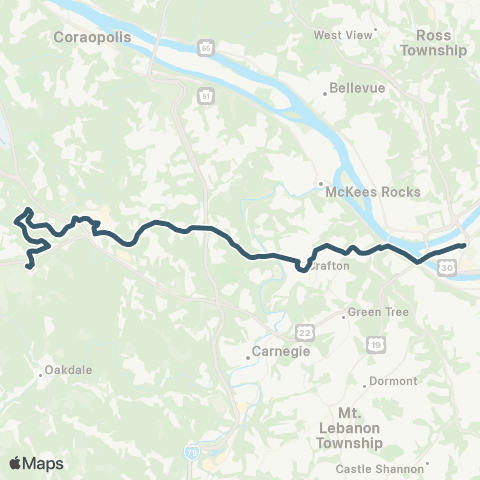 PRT Robinson map