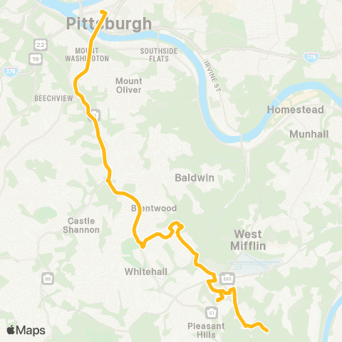 PRT Prospect Flyer map