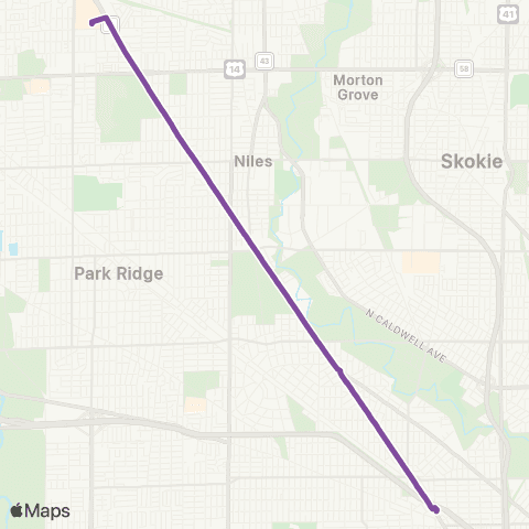 Pace Pulse Milwaukee Line map