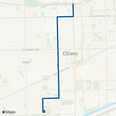 Pace Laramie Avenue map