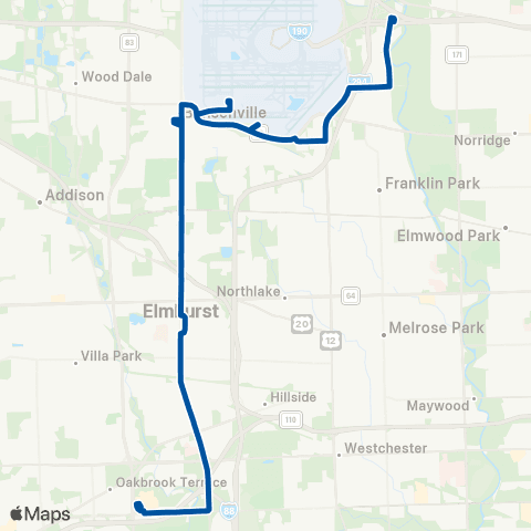 Pace River Road - York Road map