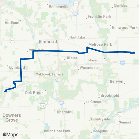 Pace St. Charles Rd. map