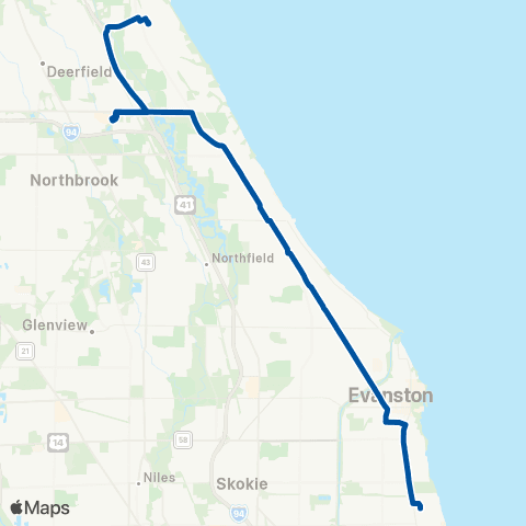 Pace Green Bay Road map