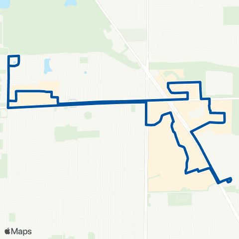 Pace Niles North Circulator map