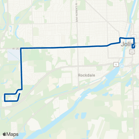 Pace West Jefferson map
