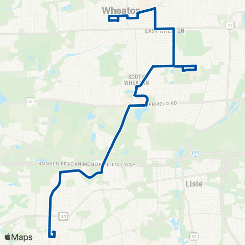 Pace College of DuPage-Naperville-Wheaton map