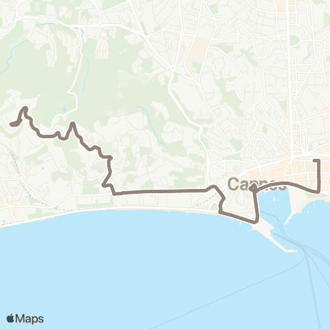 Palmbus Mare Monte - Hôtel de Ville - Polyclinique map