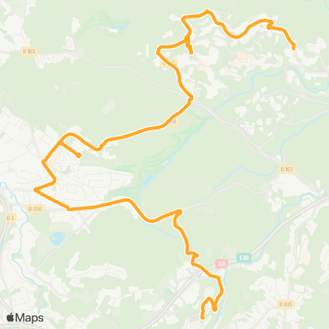 Palmbus Mougins le Haut - Pl. des Arcades - Sophia Antipolis - Collège de l'Eganaude map