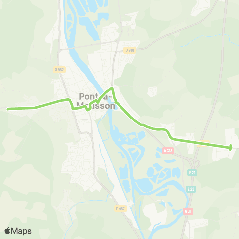 Le Bus Ligne Urbaine 3 map