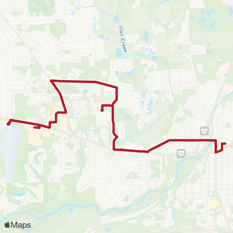 PARTA Interurban West map