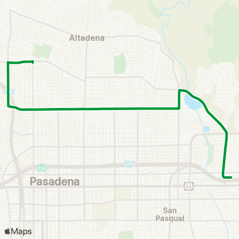 Pasadena Transit NW Pasadena - New York - SMV Station map