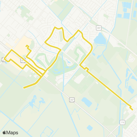 Port Arthur Transit Central Mall map