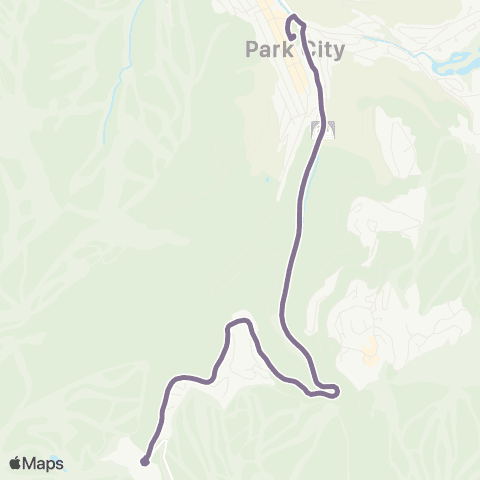 Park City Transit Purple map