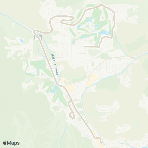 Park City Transit Tan map