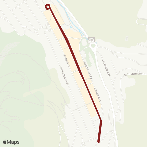 Park City Transit Trolley map