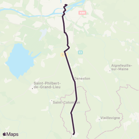 Aléop Loire-Atlantique Rocheservière / Nantes map