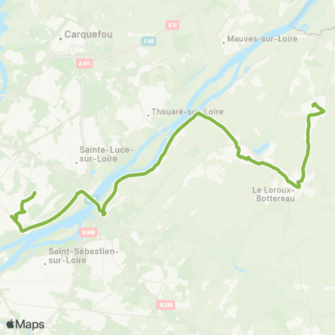 Aléop Loire-Atlantique Divatte-sur-Loire / Nantes map