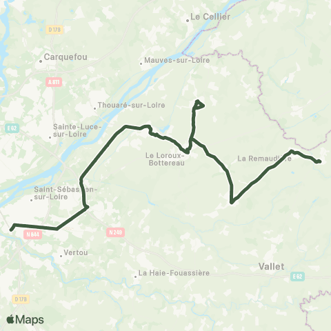 Aléop Loire-Atlantique Divatte-sur-Loire / Nantes map