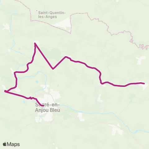 Aléop Maine-et-Loire Segré / Saint-Martin-du-Bois map