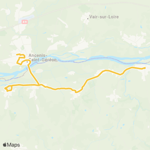 Aléop Maine-et-Loire Saint-Florent-le-Vieil / Ancenis map