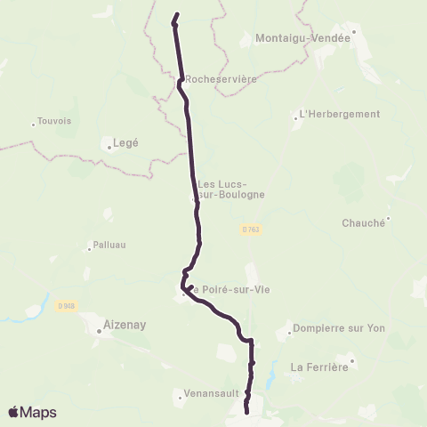 Aléop Vendée La Roche-s/-Yon / St Philbert de Bouaine map