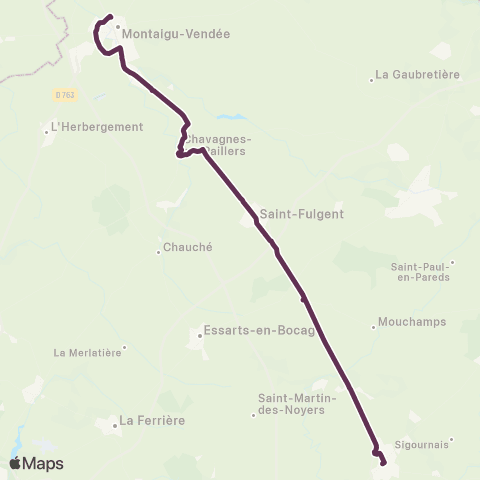 Aléop Vendée Chantonnay / Montaigu-Vendée map