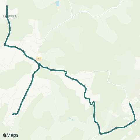 Péribus Ligne R3 map