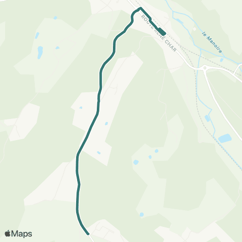 Péribus Ligne R15 map
