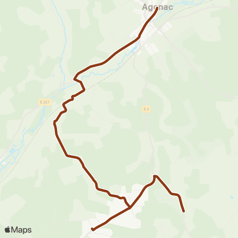 Péribus Ligne P05 map
