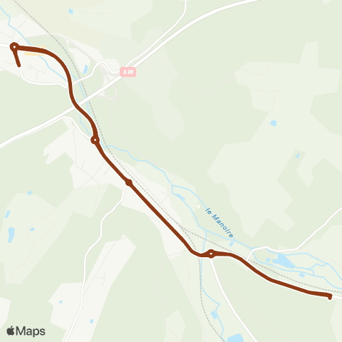 Péribus Ligne P08 map