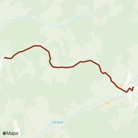 Péribus Ligne P17-2 map