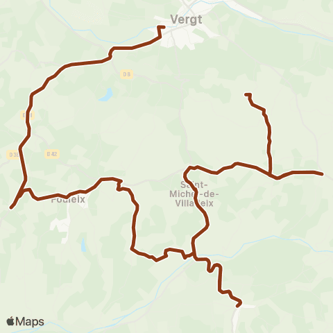 Péribus Ligne S19 map