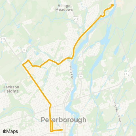 Peterborough Transit Chemong map