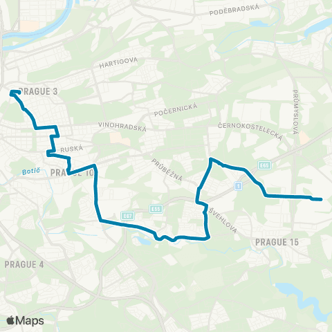 PID Viktoria Žižkov - Skalka - Zentiva map