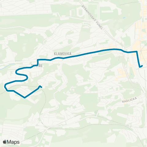 PID Na Knížecí - Šmukýřka map