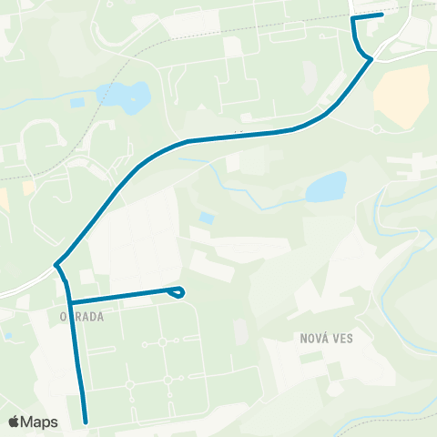 PID Nové Butovice - Velká Ohrada map