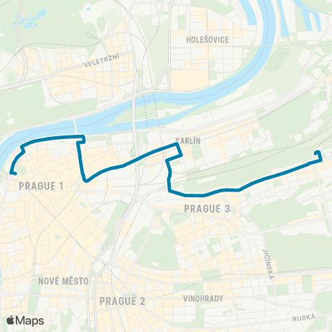 PID Staroměstská - Ohrada map