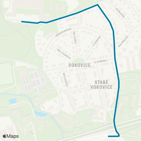 PID Nádraží Veleslavín - Nové Vokovice map