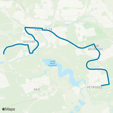 PID Přeštická - Morseova map
