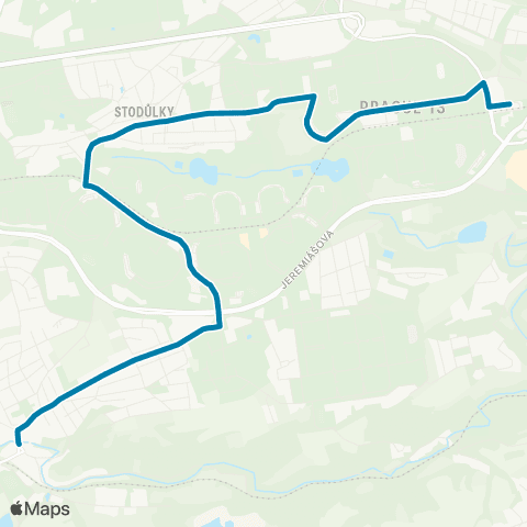 PID Nové Butovice - Zadní Kopanina map