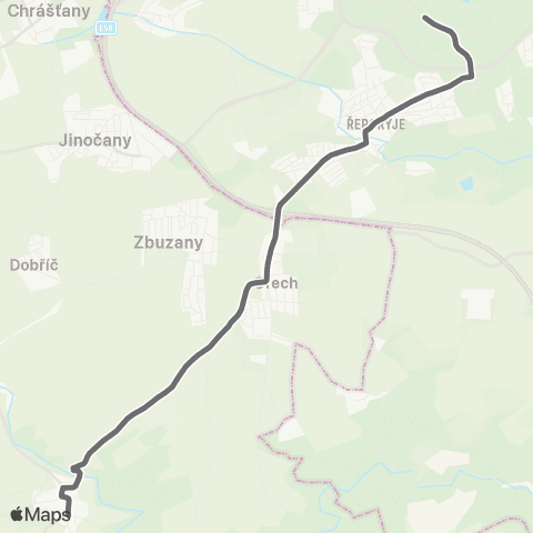 PID Praha,Luka - Chýnice map