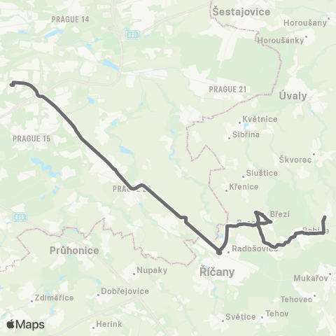 PID Praha,Depo Hostivař - Doubek map