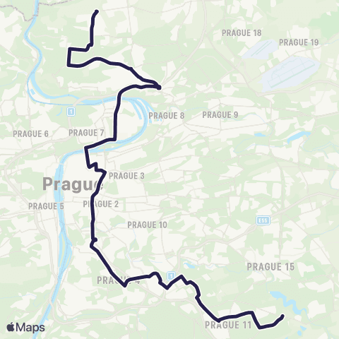 PID Sídliště Čimice - Jižní Město map