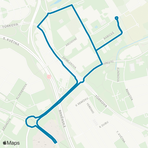 PID Chodov - Městský Archiv Chodovec - Chodov map