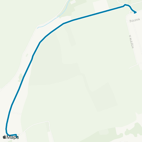 PID Lipence - Kazín map