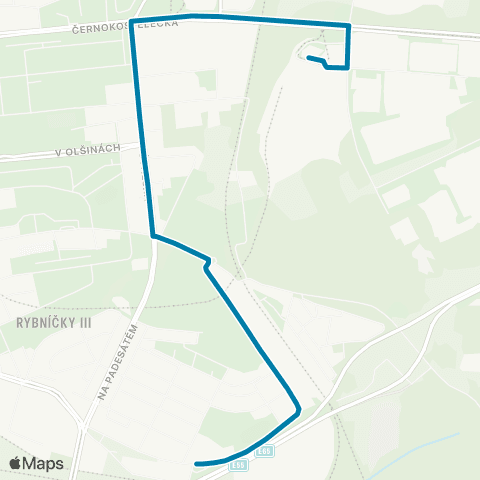 PID Depo Hostivař - Sídliště Skalka map