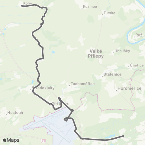 PID Praha,Nádraží Veleslavín - Želenice map