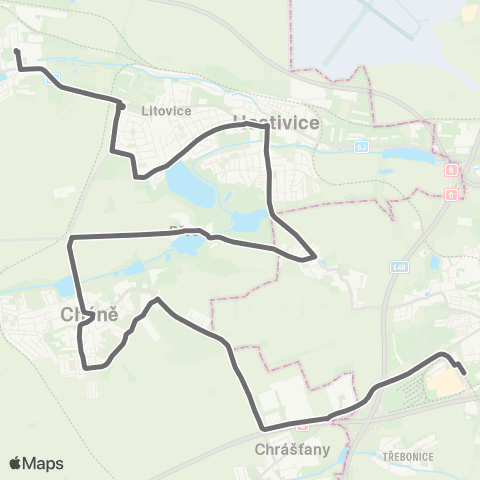 PID Praha,Zličín - Jeneč map