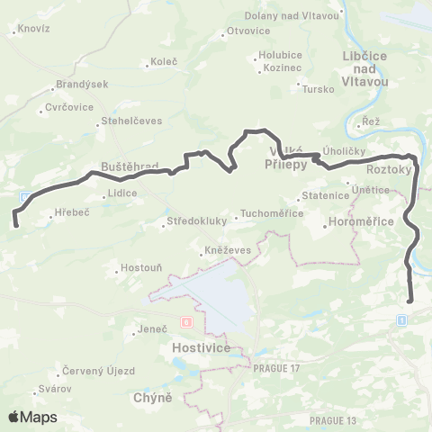 PID Praha,Dejvická - Kladno map